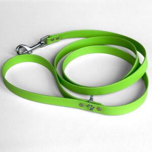 Klasičen povodec iz BioThane® traku - svetlo zelena